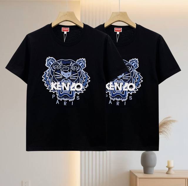 High quality New Takata Ken tiger head couple style letter tiger head short-slee