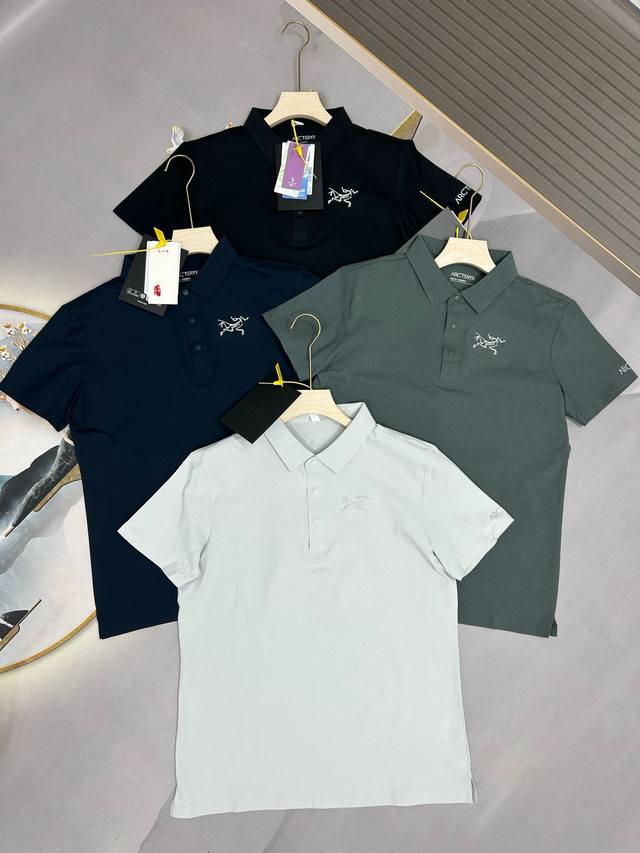 Arc'Teryx's new outdoor breathable and comfortable Polo short sleeves! With refl