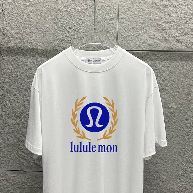 Lulu*Lemon*Lulu 2025 Spring and Summer New Short-sleeved T-shirt Classic Totem L
