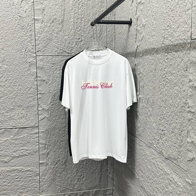 Lulu*Lemon*Lulu 2025 spring and summer new short-sleeved T-shirt with pink lette