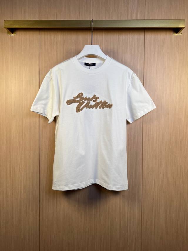 Lv 25Ss Summer new Lafite logo embroidered short-sleeved T-shirt Size: Xs-L