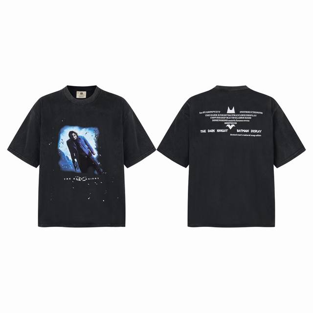 Vt9270 Saint Michael Dark Knight "Batman" direct printing retro washed distresse