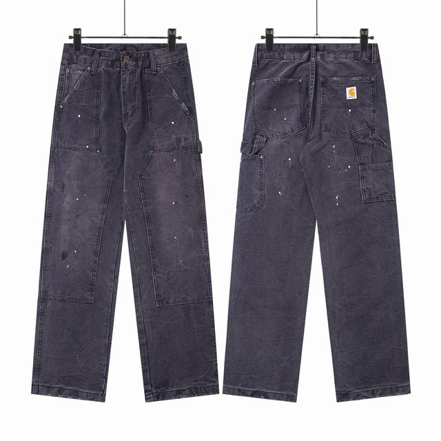 8178 Carhartt Wip Carhartt workwear double knee pants lumberjack pants ink wash