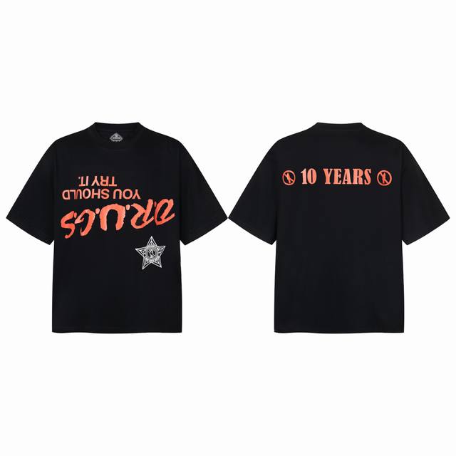 Tr19 Travis Scott Fw24 Days Before Rodeo Retro T-shirt Short Sleeve Small collar