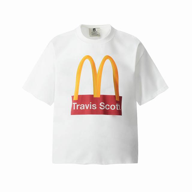 Tr29 Travis Scott X Mcdonald`S McDonald's joint M letter digital direct printing