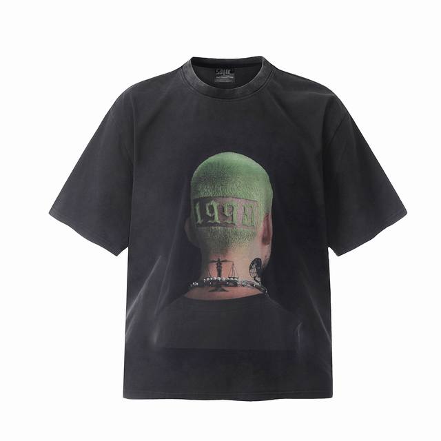 Vt9225 Frank Ocean rapper Big Face portrait print retro short-sleeved T-shirt sm