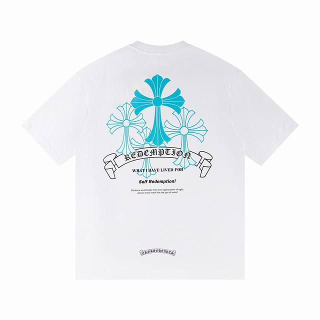 Style No. 6719 Chrome Hearts 2025Ss new spring and summer pure cotton 300g doubl