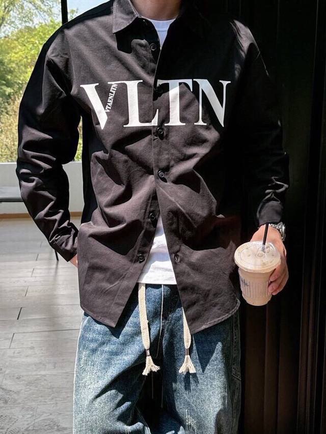Vtaenlitn High-end Valentino, new shirts create a sense of fashion art, three-di