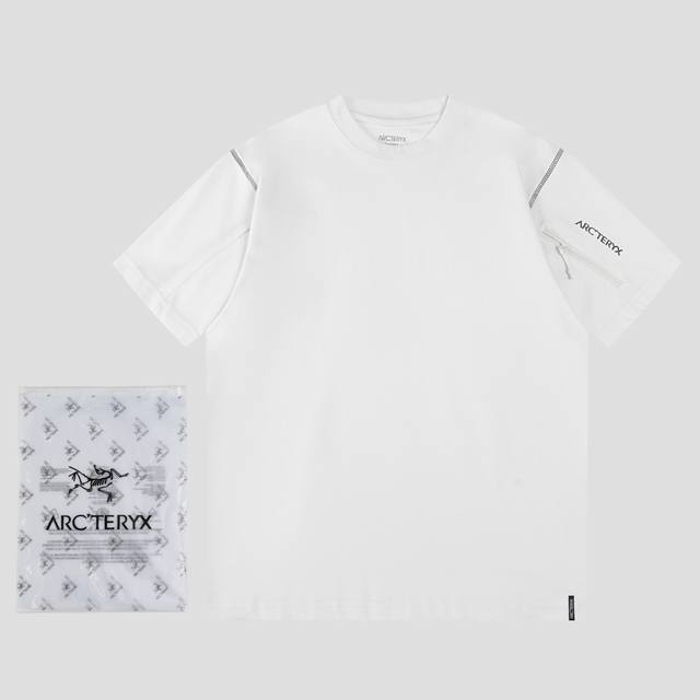 Arc'teryx Ayc Teryx Model No. F778-2 2025 High-quality zipper short-sleeved T-sh