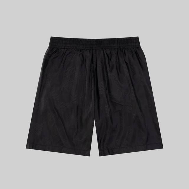 Top version Lvjia 25Ss new Damier dark pattern shorts Size SML-Xl Unisex style A