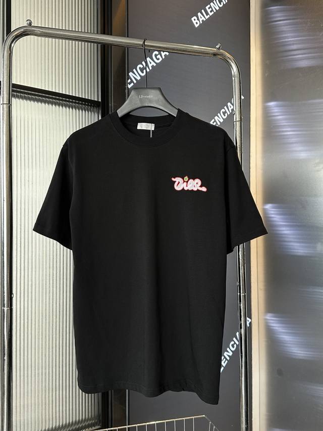 Dior 2025 Snake Year Limited Edition Apple Snake Embroidery Chapter Short Sleeve