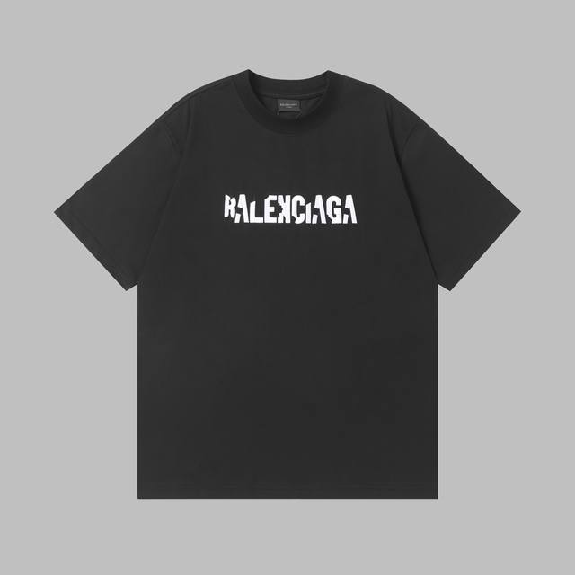 High-end version of Balenciaga's 25th-year new short-sleeve top, overwhelming qu