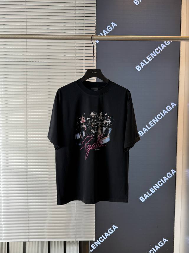 Balenciaga 2025 Ss City Night View Limited Edition Front and Back Direct Printin