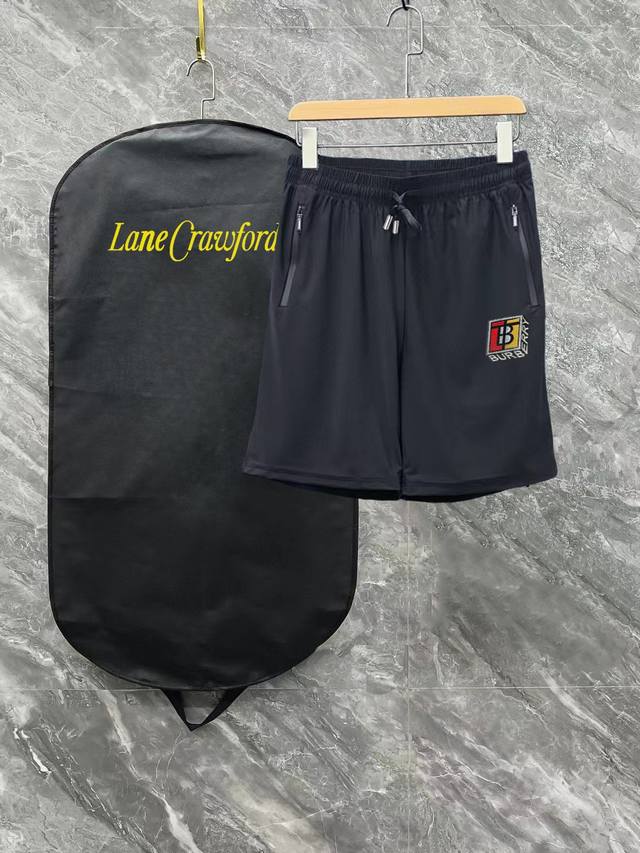 Bbr Burberry shorts summer new generation ice silk elastic thin shorts The fines