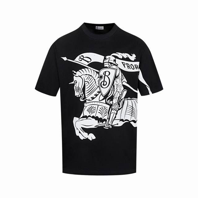 White background top version Burberry Bbr war horse large print Large Logo class