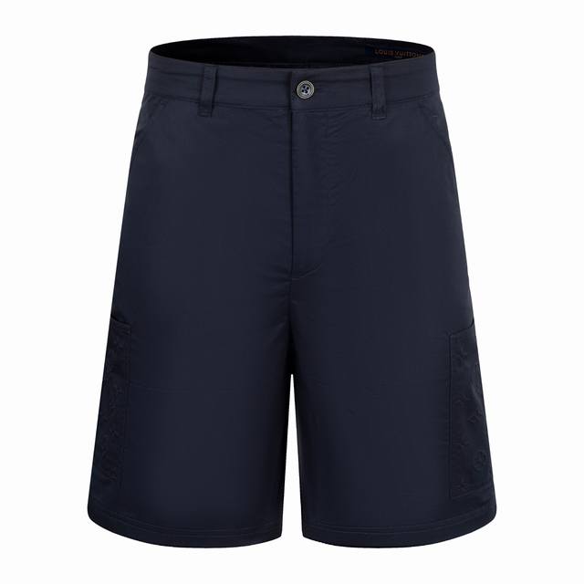 Exclusive supply 1V three-dimensional embossed pocket shorts Cotton twill fabric