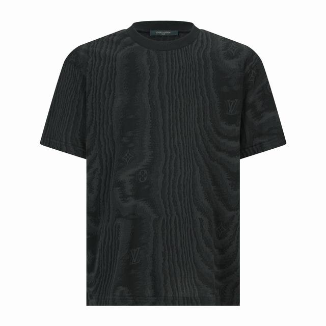 Exclusive supply of 1V pixel tree pattern dark pattern short sleeves The fabric
