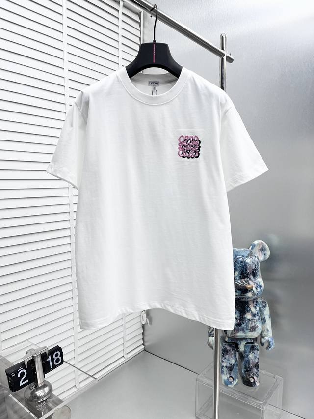 Loew*25Ss new short sleeves, the latest brand classic Logo pattern, high standar