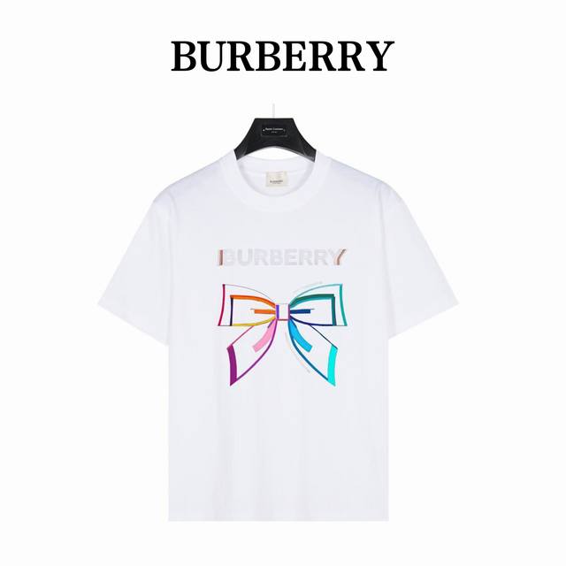 Burberry Colorful Bow Style: Bb13 White 240g heavyweight small drop shoulder 100