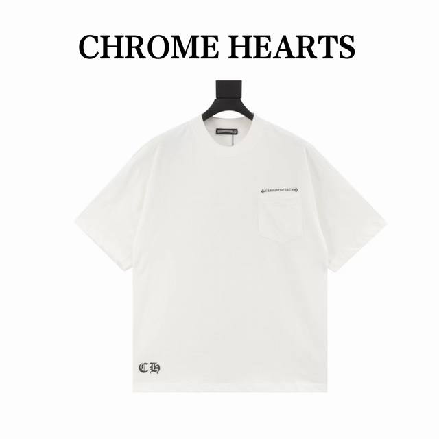 Chrome Hearts 25Ss striped cross short-sleeved T-shirt A must-have for everyday