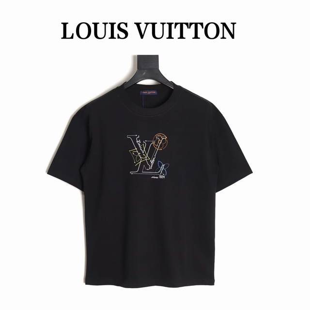 Louis Vuitton Lv 25Ss dotted short-sleeved T-shirt The fabric is made of customi