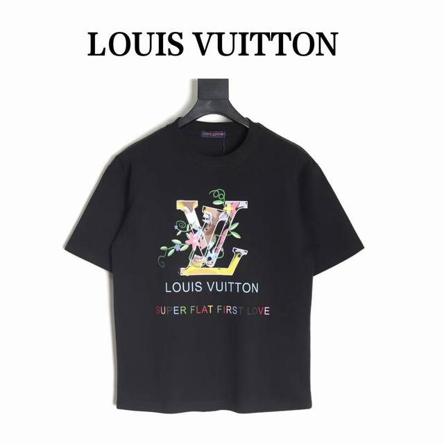 Louis Vuitton Lv 25Ss floral short-sleeved T-shirt The fabric is made of customi
