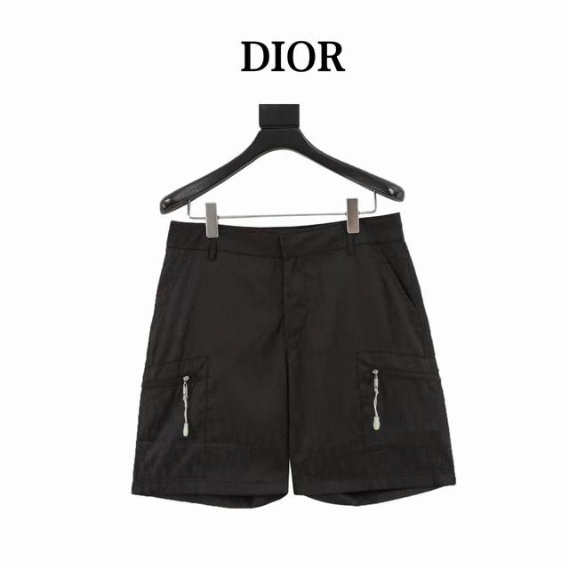 Dior Dior obscure pattern full-print zipper shorts The fabric is made of custom