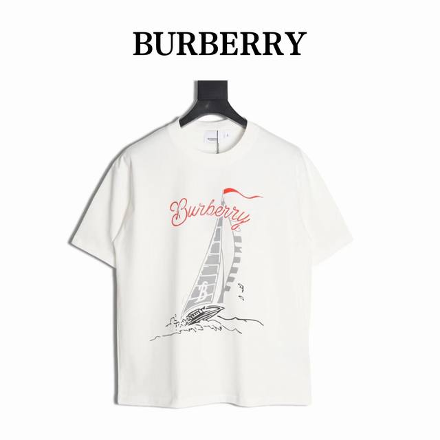 Burberry 25Ss sailboat short-sleeved T-shirt The fabric is made of customized 24