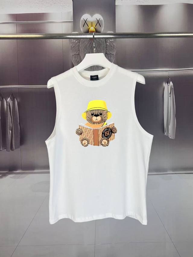 Fendi* Fendi 2025 summer F family puppet bear Ff letter logo printing craft wais