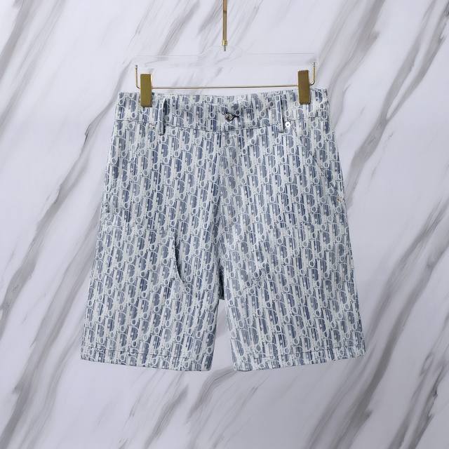 Item No.: D99 Dior Cd denim jacquard full-length letter shorts Dior Dior Dr lett