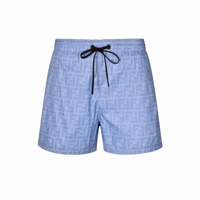 Fd Double F beach shorts blue Original 6400 purchased and developed, nylon techn