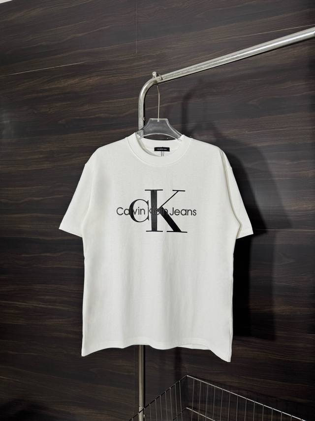 Model number: He241 Calvin Klein-Ck chest letter embroidery print large logo rou