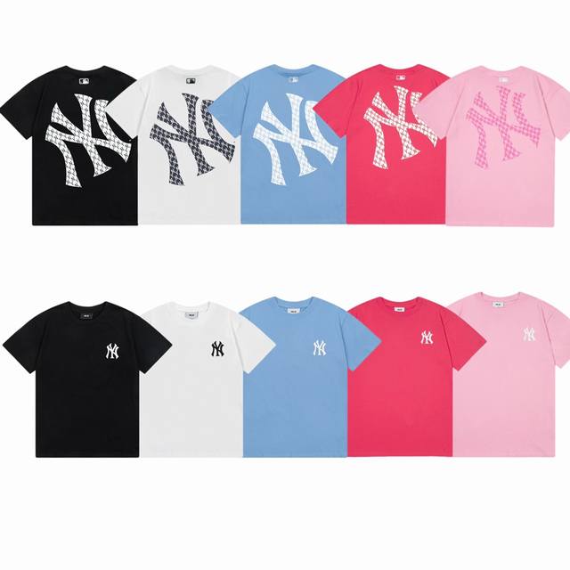 910 #Mlb new short-sleeved shirt is launched. The exquisite and small "Ny" logo