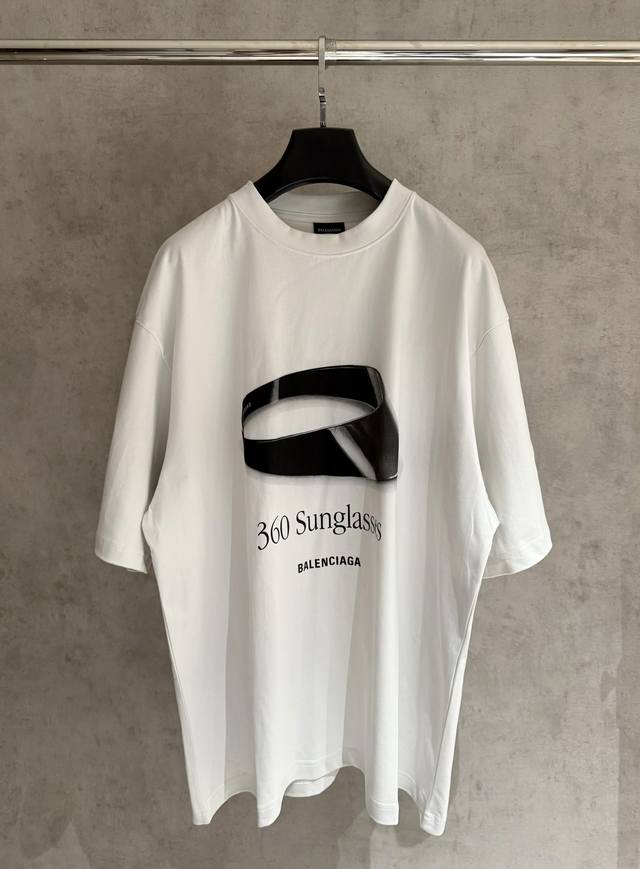 Strict quality control Balcg Paris Balenciaga25 Autumn Show glasses printed T-sh