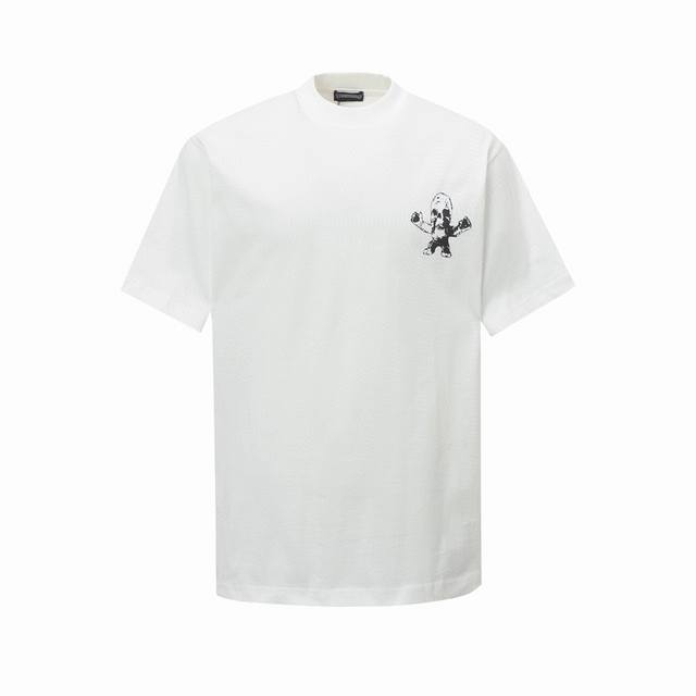 Chrome Hearts Ch Chrome Hearts Monster Print Short Sleeve T-shirt The version is