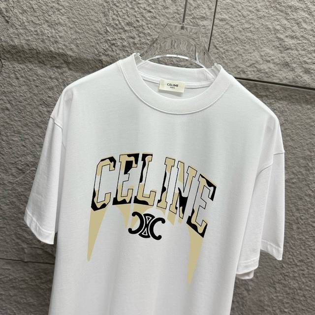 Celi* Celine 2025 Spring and Summer Simple Letter Printing Personalized Logo Cus
