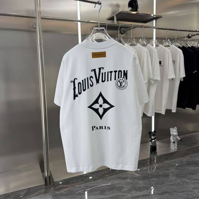 Lv 2025 spring and summer new three-dimensional silicone personalized round neck