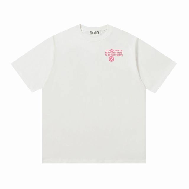 Special price, no refund or exchange Mm6 T-shirt loose version high-density knit