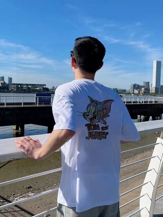 A360# Mlb Ny Yankees counter synchronized Tom and Jerry joint series printed men