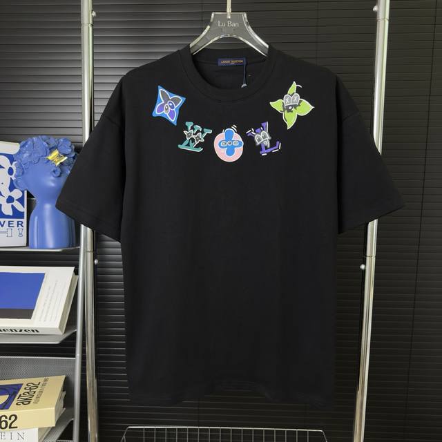 516 Arrived on the same day, ready to wear, Louis Vuitton Lv 2025 new cartoon lo