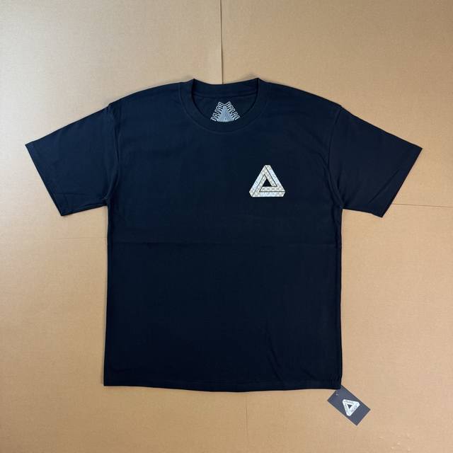 P70 Palace X Gucci co-branded triangle short-sleeved T-shirt for men and women,