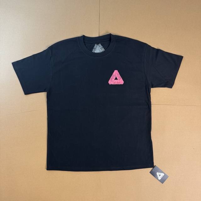Palace Tri-To-Help charity limited triangle short-sleeved T-shirt unisex black a