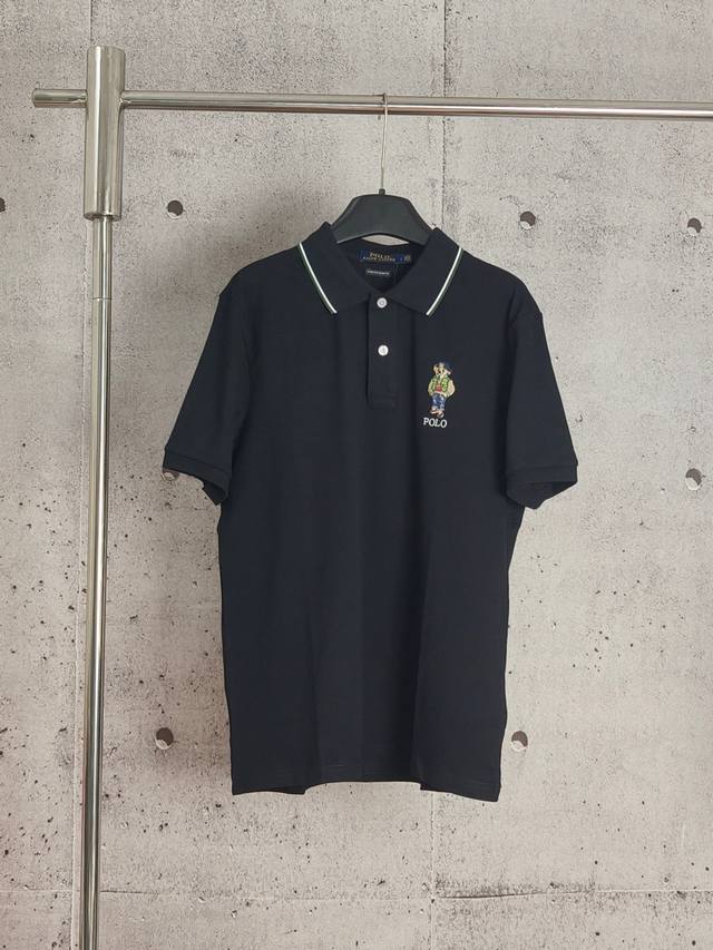 Real shot high quality version Ralph Lauren embroidered Polo shirt lapel short s