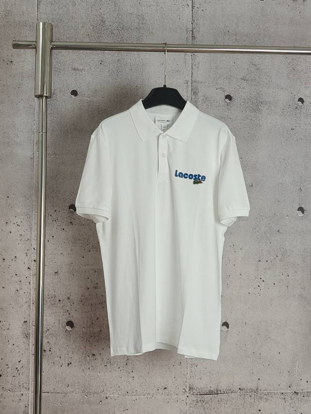 Real shot high quality version Crocodile letter print embroidery Polo shirt lape