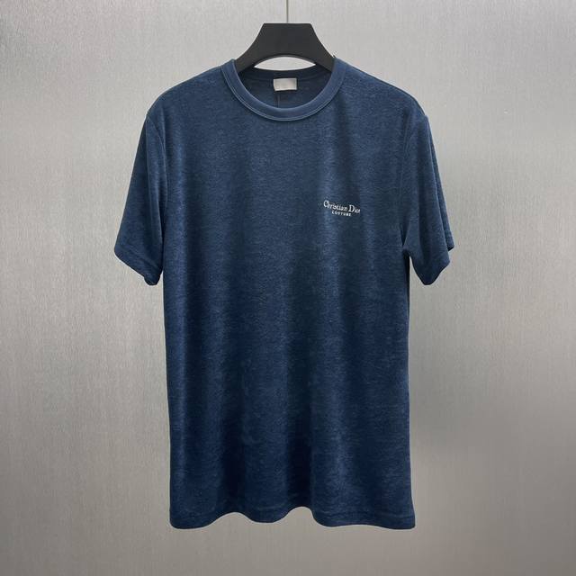 Cd Terry Embroidered T-Shirt Size: S-Xl New to the Fall 2025 Men's Collection, t
