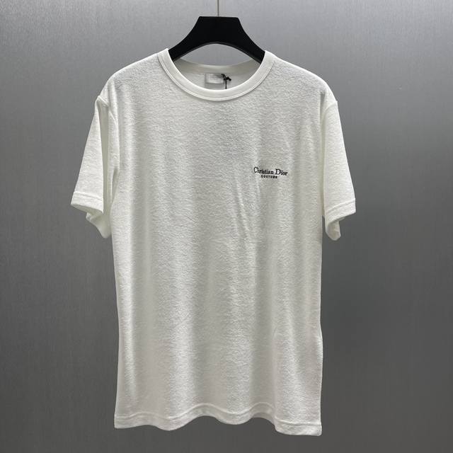Cd Terry Embroidered T-Shirt Size: S-Xl New to the Fall 2025 Men's Collection, t