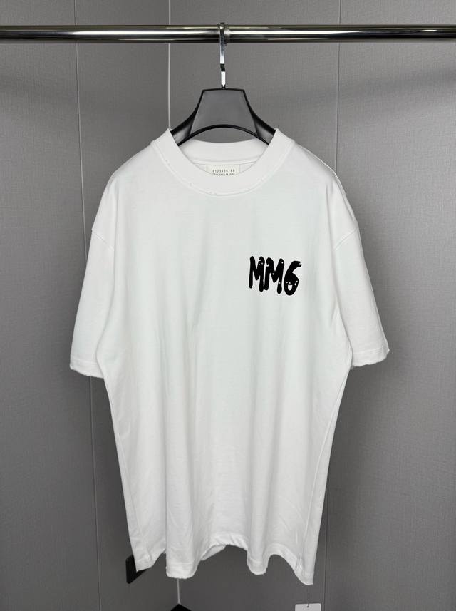 Mm6 Margiela 25S new round neck short sleeve T-shirt for the Year of the Snake F