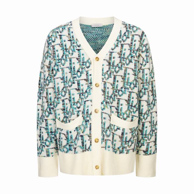 Exclusive supply Cd 25Ss full print jacquard sweater cardigan Guozhuan 15,500 pu