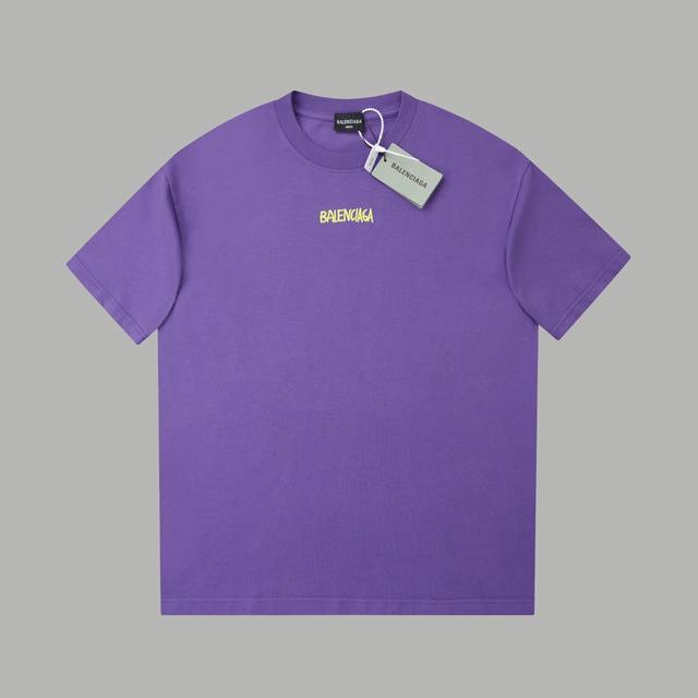 Balele 25Ss early spring new letter logo contrast patch embroidery short sleeves