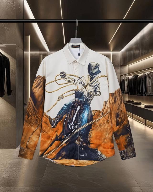 Lv Louis Vuitton hits the retro bonfire western cowboy warhorse series digital p